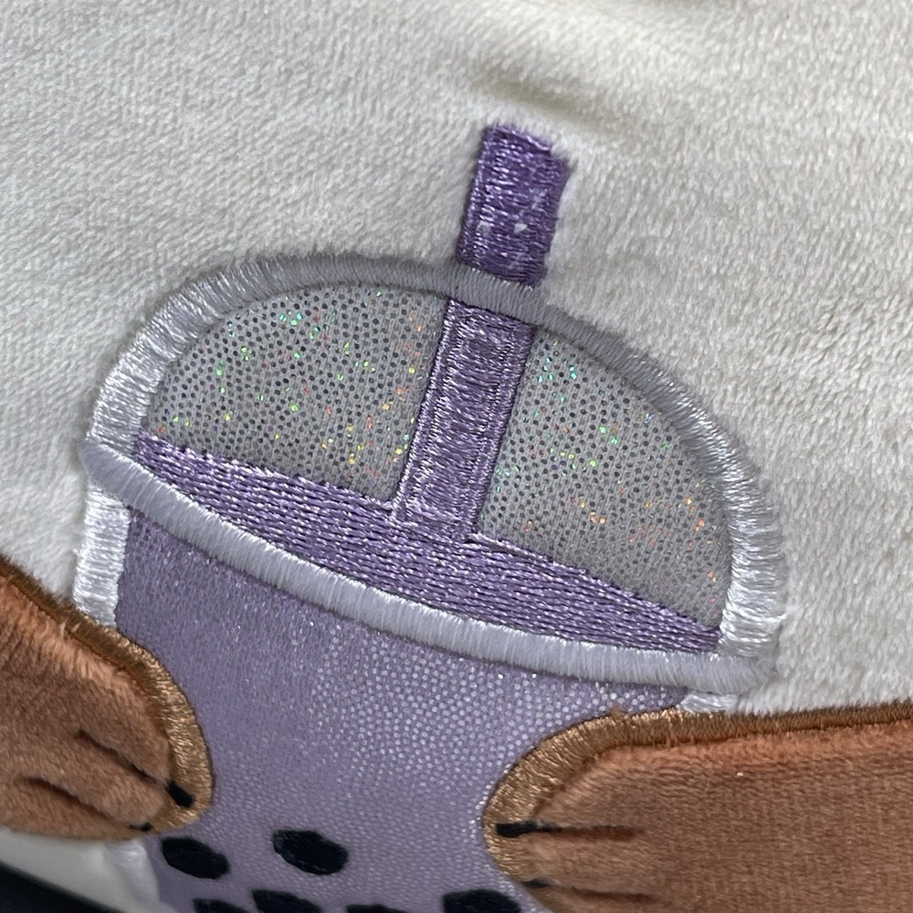 Squishmallow BackPack 12" Boba Tea Regina Corgi Brown & White Dog - Picture 15 of 16